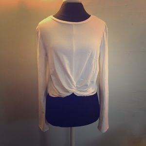 Crop knot long sleeve